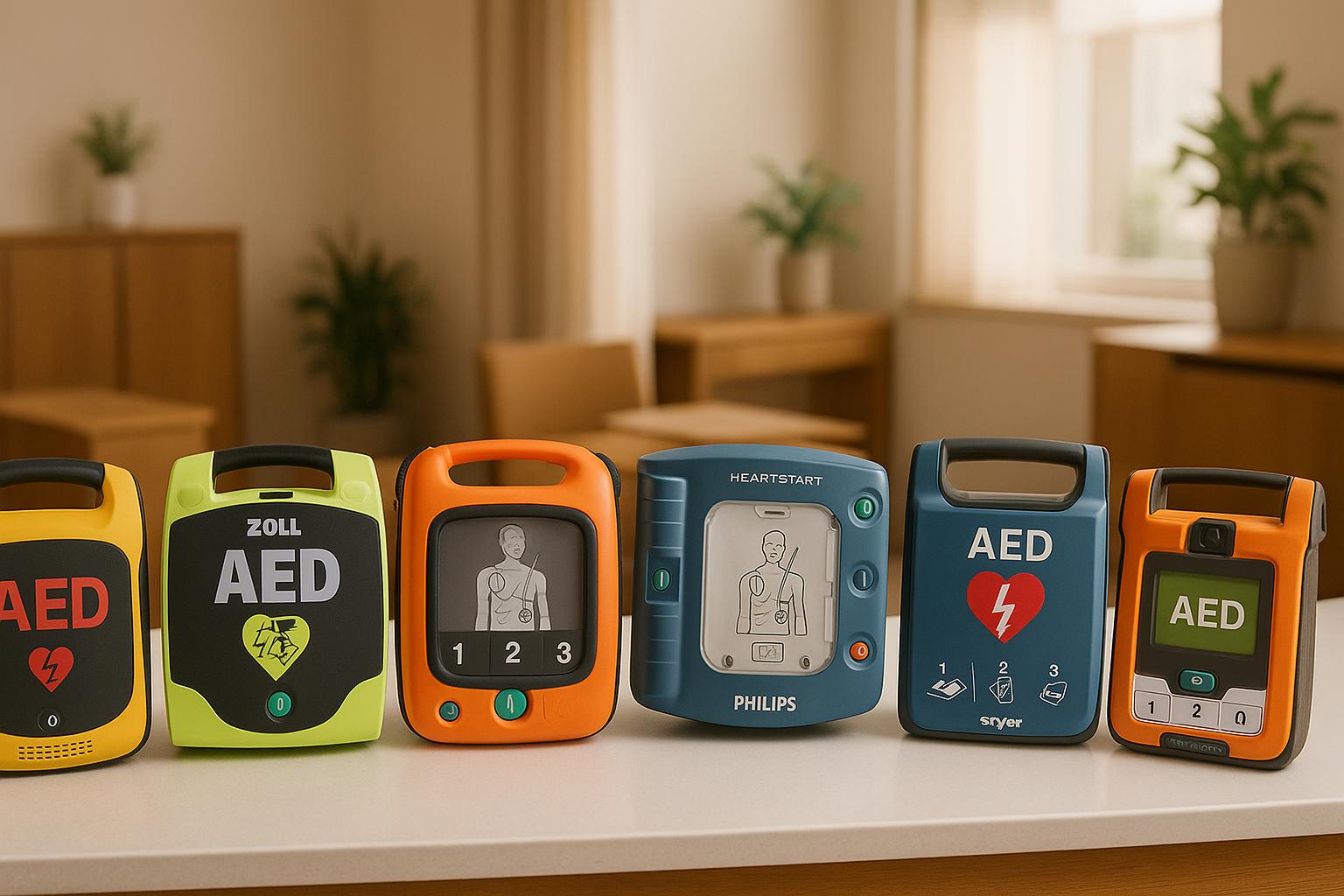 Top 6 AED Devices for Small Business Settings