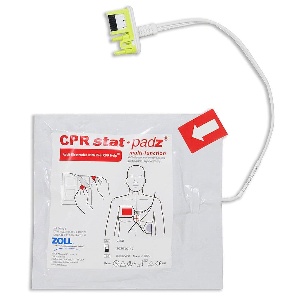 2 Piece Zoll CPR Stat Padz 8 Pack 8900-0400-5 2 Piece Zoll CPR Stat Padz 8 Pack 8900-0400-5 | CPR1