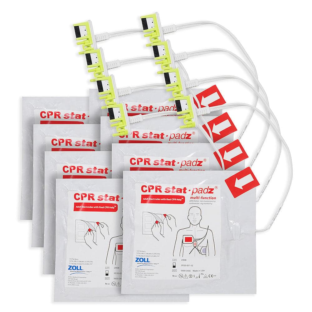 2 Piece Zoll CPR Stat Padz 8 Pack 8900-0400-6 2 Piece Zoll CPR Stat Padz 8 Pack 8900 0400 6