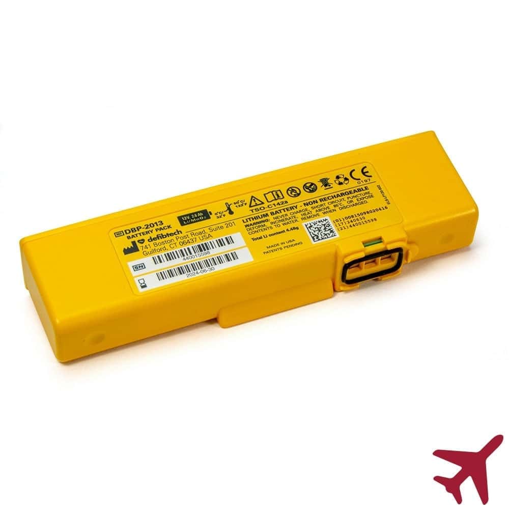 Aviation Battery for Defibtech Lifeline VIEW/ECG/PRO AEDs