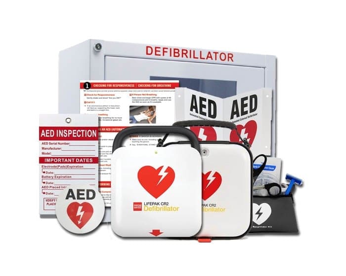 Physio-Control LIFEPAK CR2 USB AED Value Package - DISCONTINUED