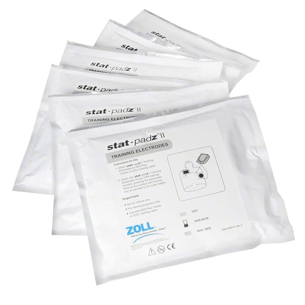 ZOLL AED Plus TRAINING Electrode Stat Padz II