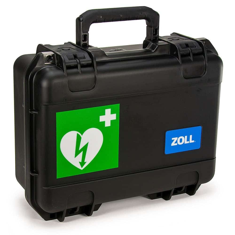 ZOLL® AED 3 Small Rigid Plastic Carry Case angled ZOLL® AED 3 Small Rigid Plastic Carry Case angled
