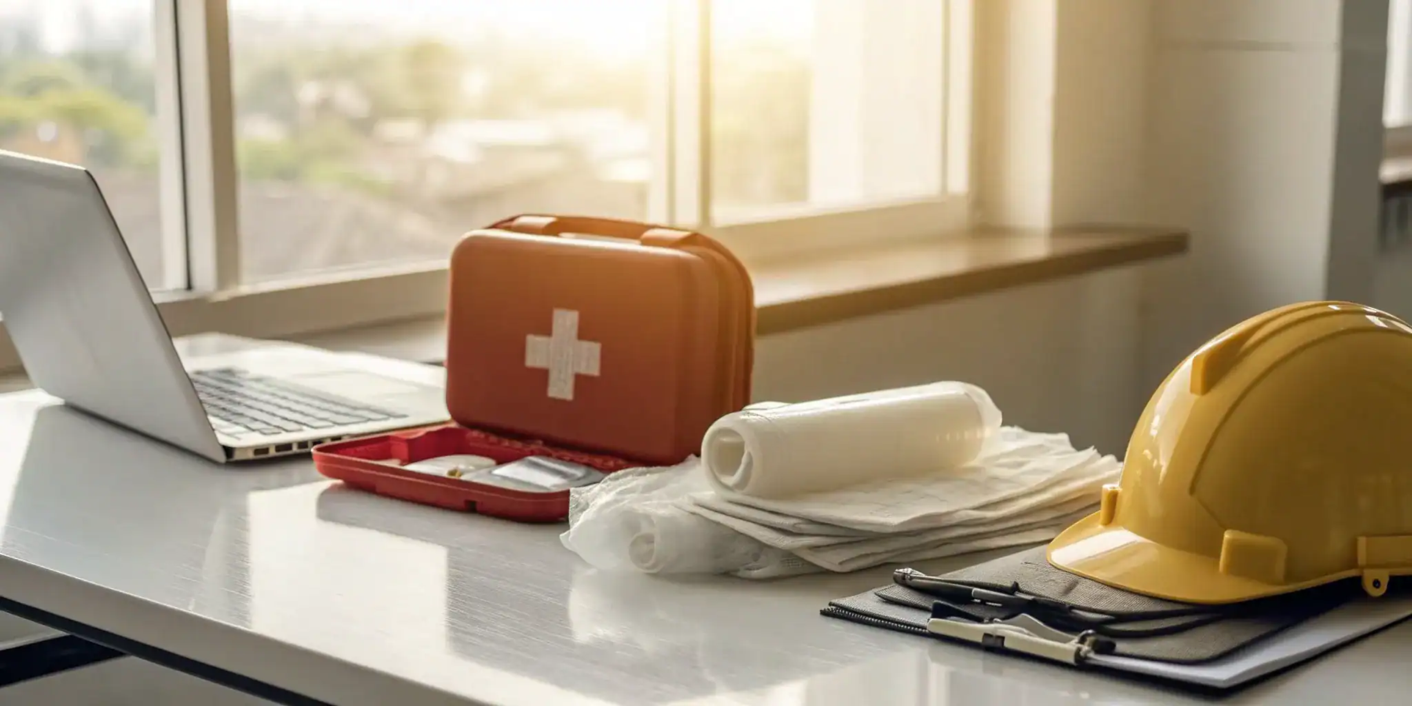 OSHA-compliant first aid training supplies for an approved workplace safety program.