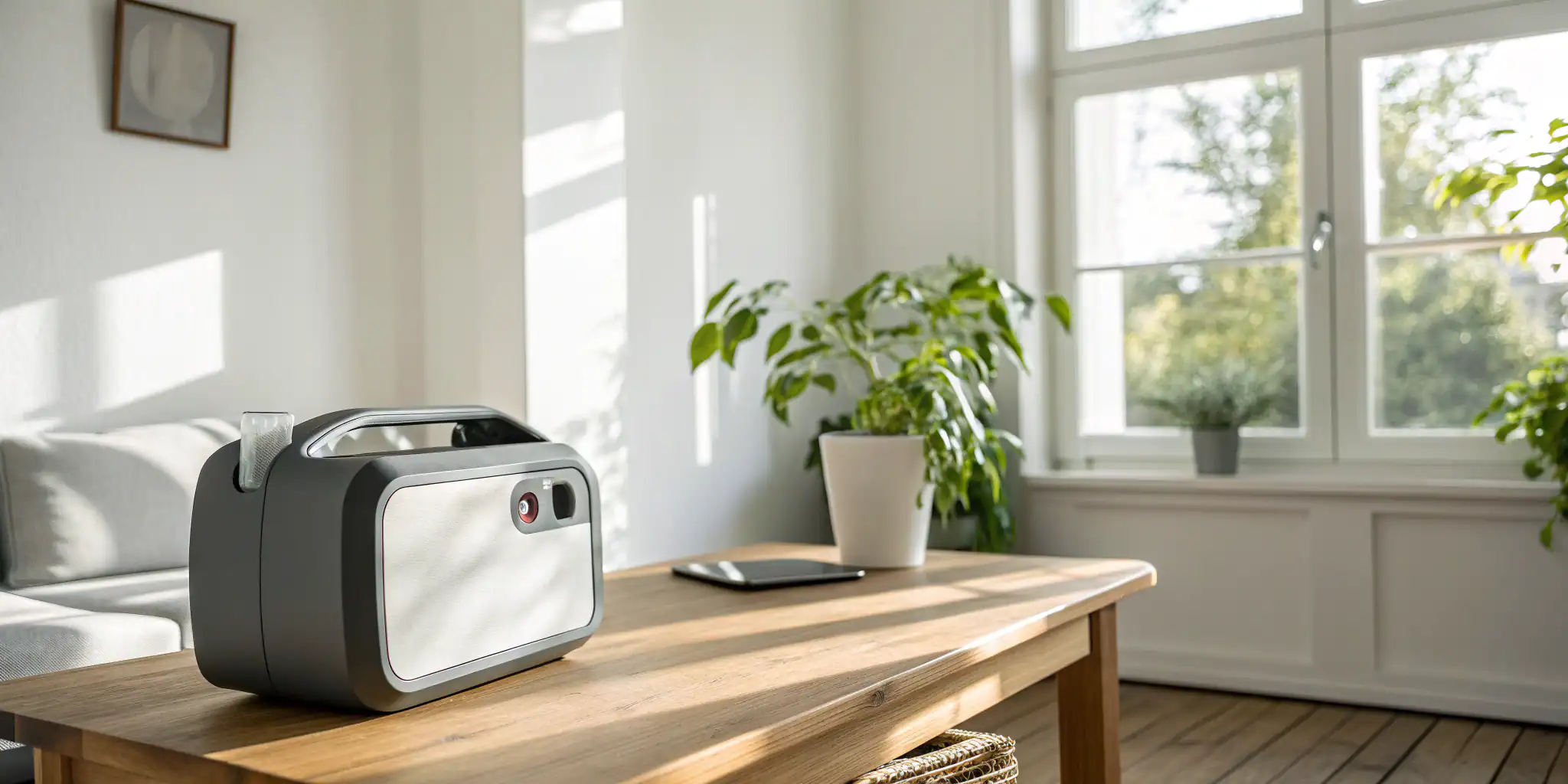 A portable AED ready for a weekend rental, with a breakdown of the rental cost.
