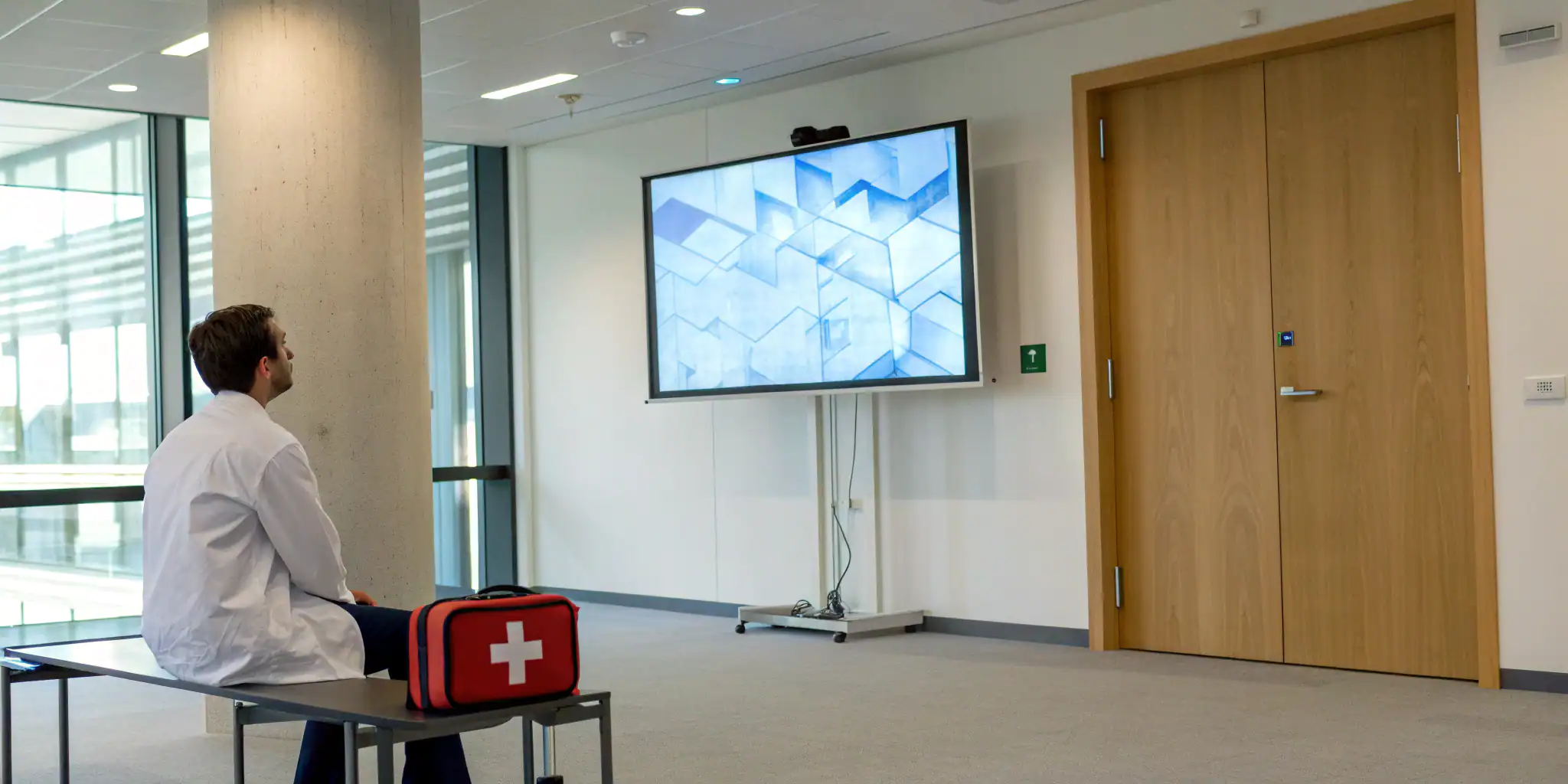 A safety professional takes a workplace active shooter training program.